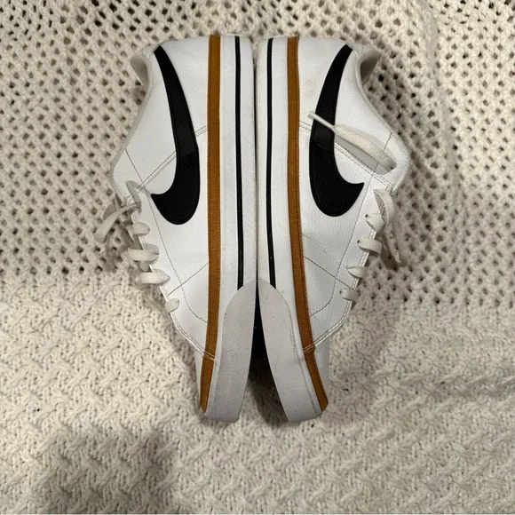 NIKE COURT LEGACY SNEAKERS MENS 12 WHITE EXC.CONDITION - Picture 3 of 8